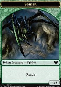 Spider // Wolf Double-Sided Token [Commander 2015 Tokens] | Lots Moore NSW