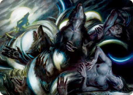 Lunar Rejection Art Card [Innistrad: Crimson Vow Art Series] | Lots Moore NSW
