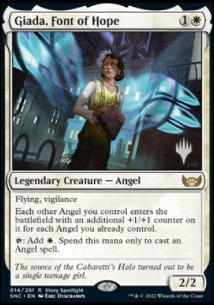 Giada, Font of Hope (Promo Pack) [Streets of New Capenna Promos] | Lots Moore NSW