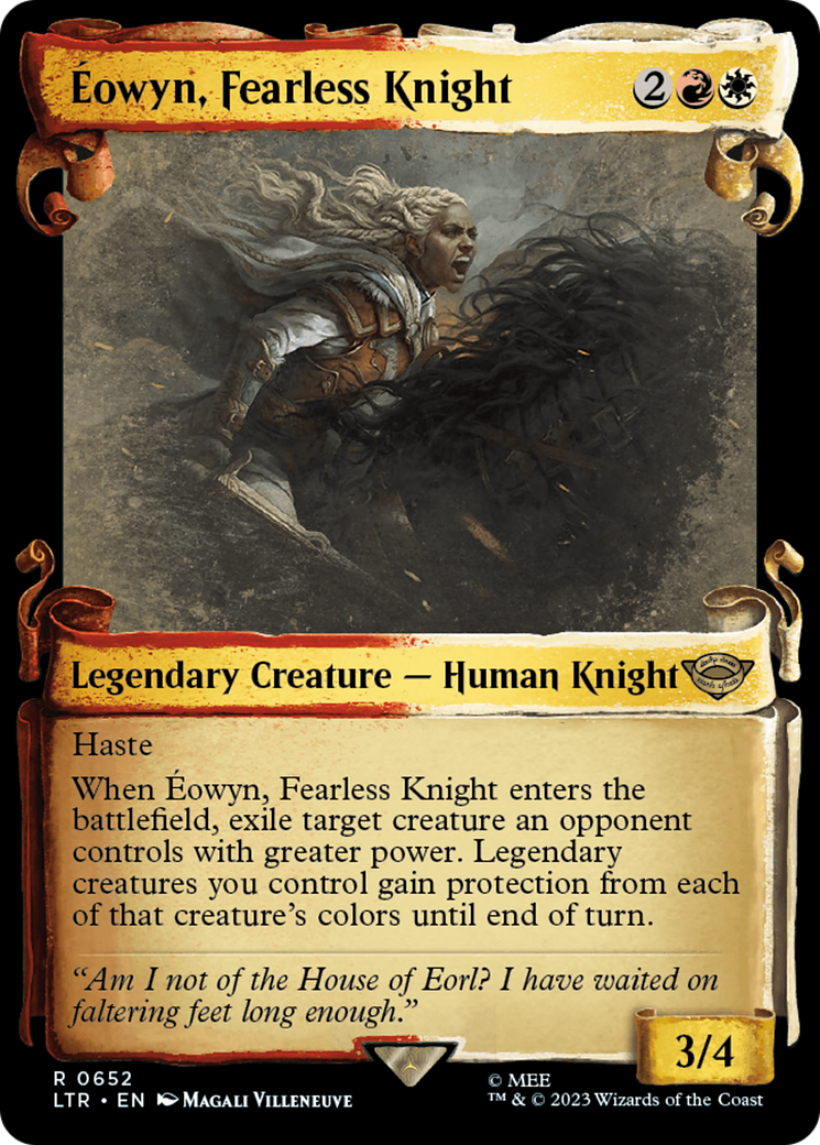 Eowyn, Fearless Knight [The Lord of the Rings: Tales of Middle-Earth Showcase Scrolls] | Lots Moore NSW