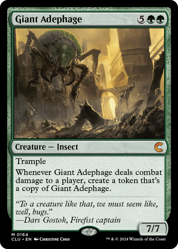 Giant Adephage [Ravnica: Clue Edition] | Lots Moore NSW