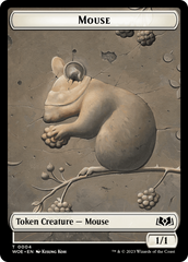 Mouse // Food (0011) Double-Sided Token [Wilds of Eldraine Tokens] | Lots Moore NSW