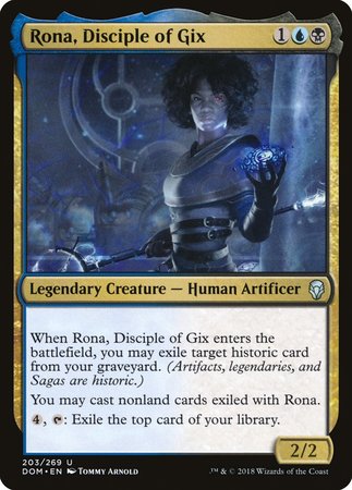 Rona, Disciple of Gix [Dominaria] | Lots Moore NSW