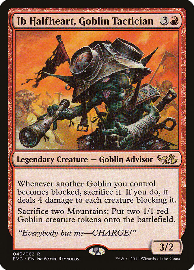 Ib Halfheart, Goblin Tactician (Elves vs. Goblins) [Duel Decks Anthology] | Lots Moore NSW