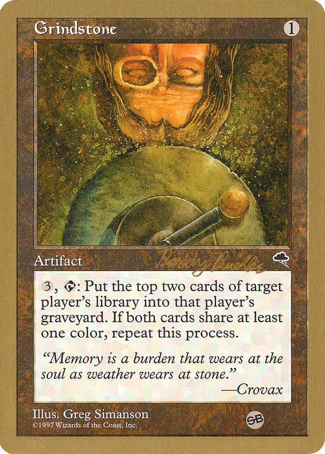Grindstone (Randy Buehler) (SB) [World Championship Decks 1998] | Lots Moore NSW
