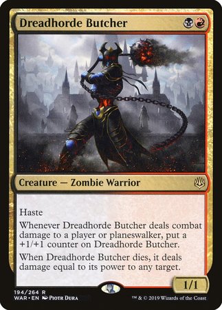 Dreadhorde Butcher [War of the Spark] | Lots Moore NSW