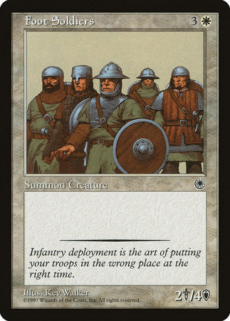 Foot Soldiers [Portal] | Lots Moore NSW