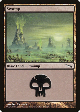 Swamp (296) [Mirrodin] | Lots Moore NSW