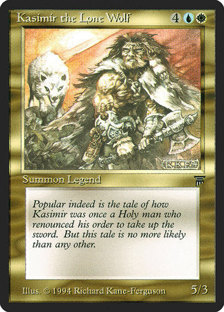 Kasimir the Lone Wolf [Legends] | Lots Moore NSW