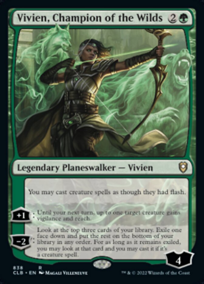 Vivien, Champion of the Wilds [Commander Legends: Battle for Baldur's Gate] | Lots Moore NSW