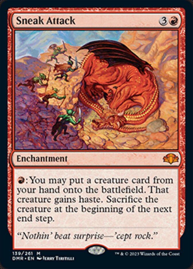Sneak Attack [Dominaria Remastered] | Lots Moore NSW