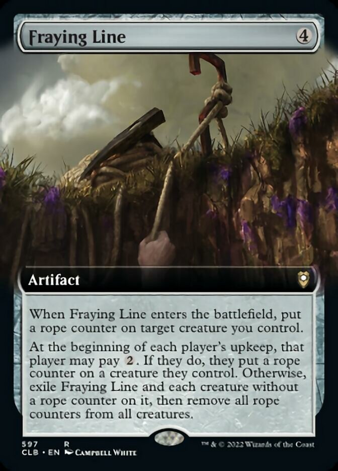 Fraying Line (Extended Art) [Commander Legends: Battle for Baldur's Gate] | Lots Moore NSW