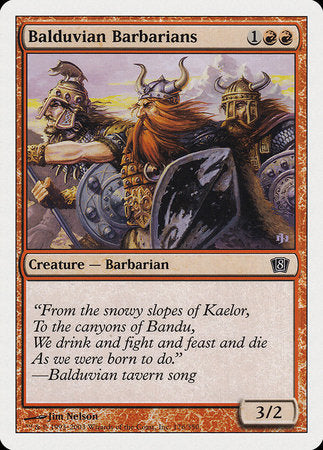 Balduvian Barbarians [Eighth Edition] | Lots Moore NSW