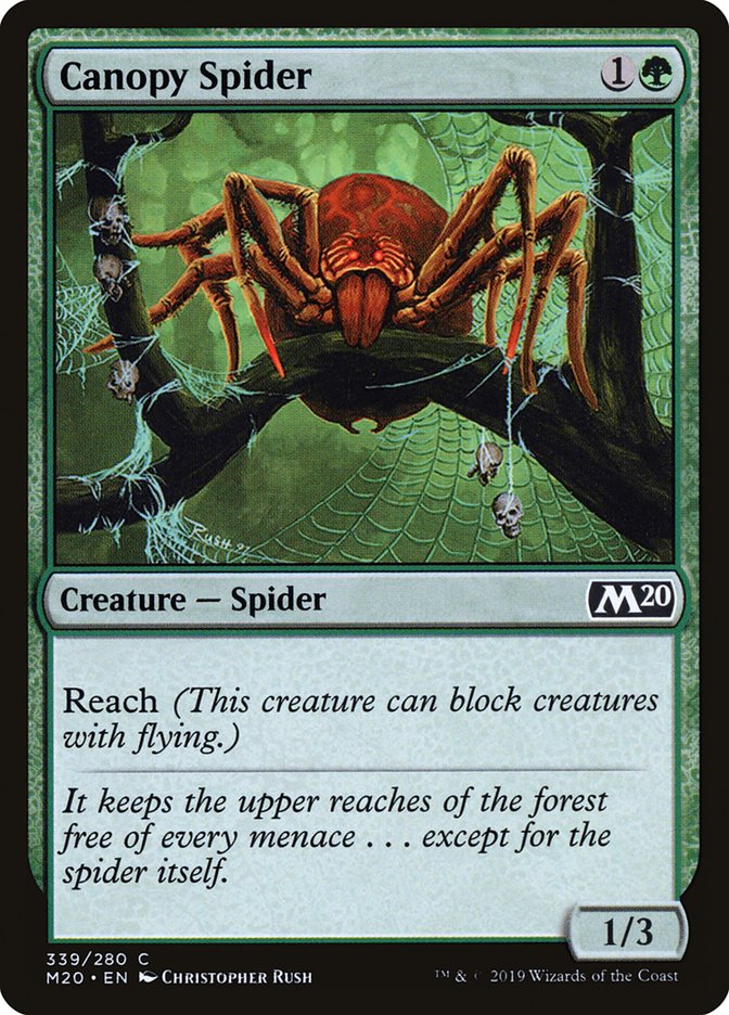 Canopy Spider [Core Set 2020] | Lots Moore NSW