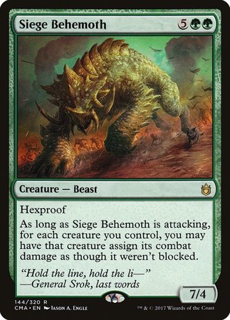 Siege Behemoth [Commander Anthology] | Lots Moore NSW