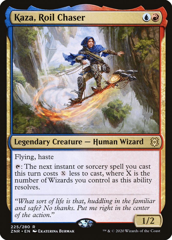 Kaza, Roil Chaser (Promo Pack) [Zendikar Rising Promos] | Lots Moore NSW