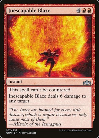 Inescapable Blaze [Guilds of Ravnica] | Lots Moore NSW