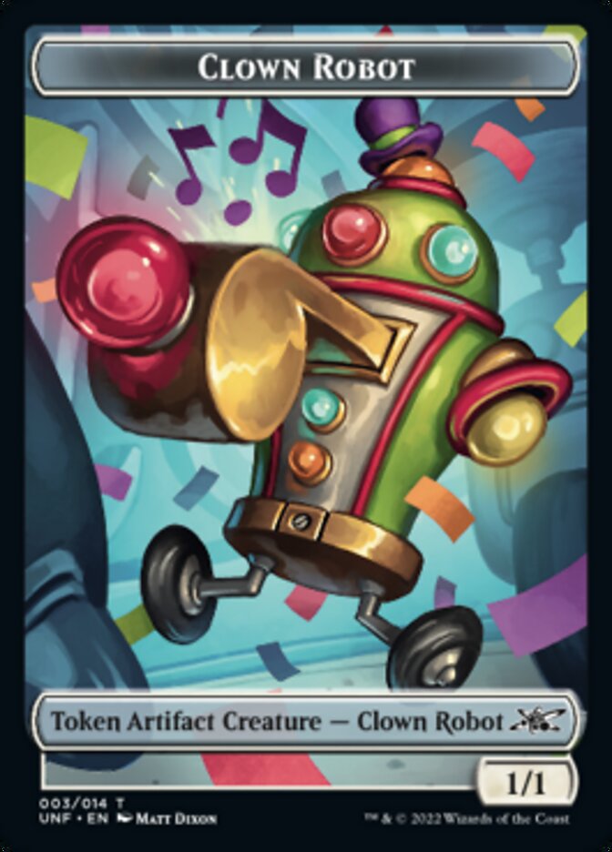 Clown Robot (003) Token [Unfinity Tokens] | Lots Moore NSW