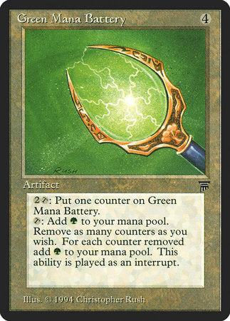 Green Mana Battery [Legends] | Lots Moore NSW