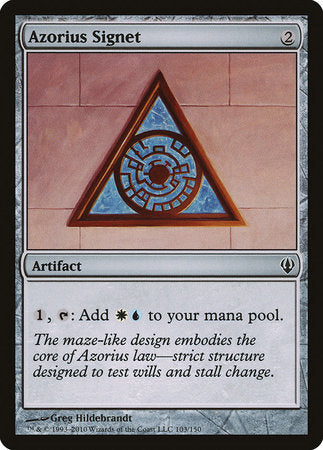 Azorius Signet [Archenemy] | Lots Moore NSW
