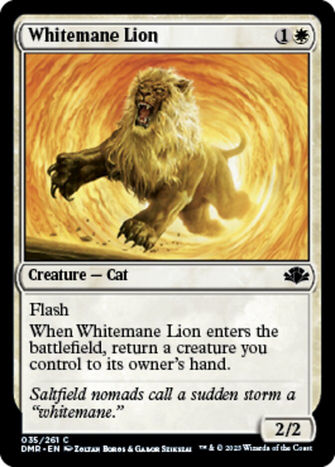 Whitemane Lion [Dominaria Remastered] | Lots Moore NSW
