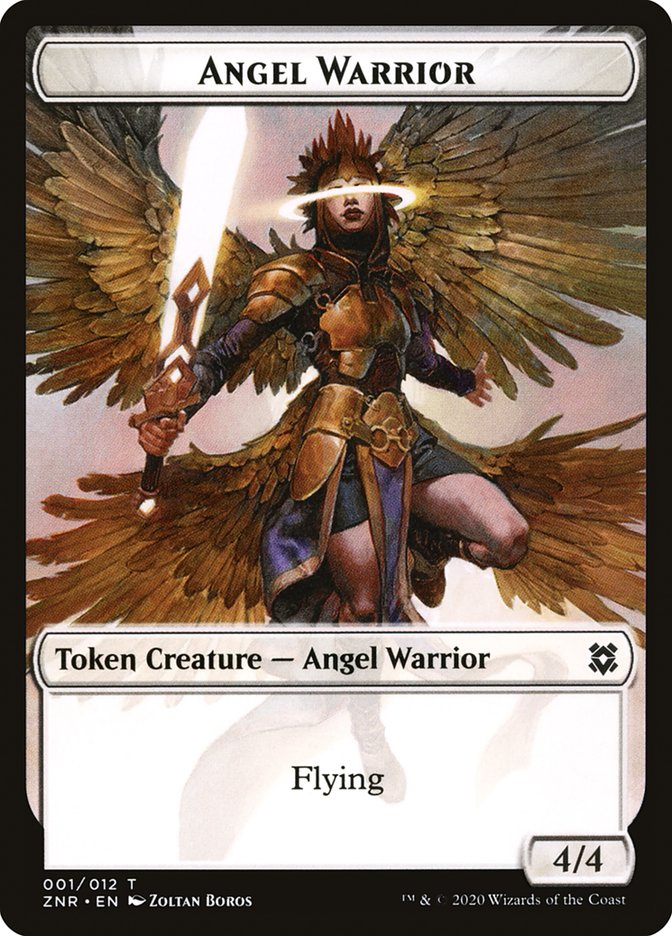 Angel Warrior Token [Zendikar Rising] | Lots Moore NSW