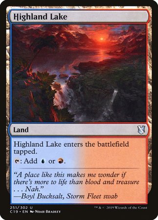 Highland Lake [Commander 2019] | Lots Moore NSW