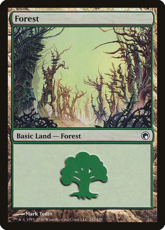 Forest (247) [Scars of Mirrodin] | Lots Moore NSW