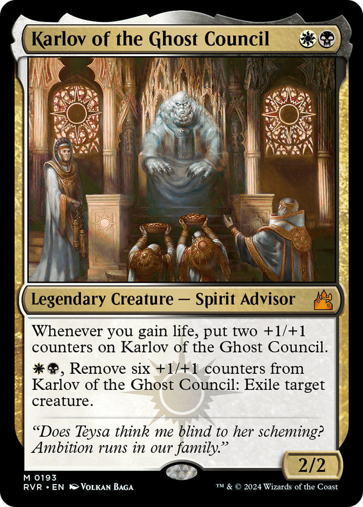 Karlov of the Ghost Council [Ravnica Remastered] | Lots Moore NSW