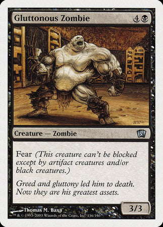 Gluttonous Zombie [Eighth Edition] | Lots Moore NSW