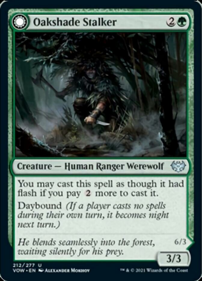 Oakshade Stalker // Moonlit Ambusher [Innistrad: Crimson Vow] | Lots Moore NSW