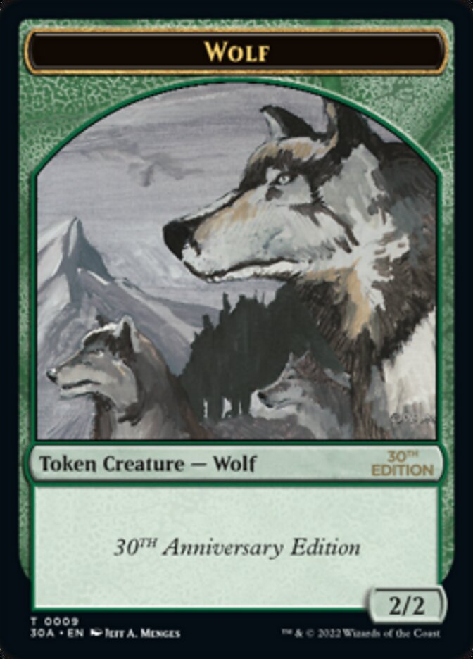 Wolf Token [30th Anniversary Tokens] | Lots Moore NSW