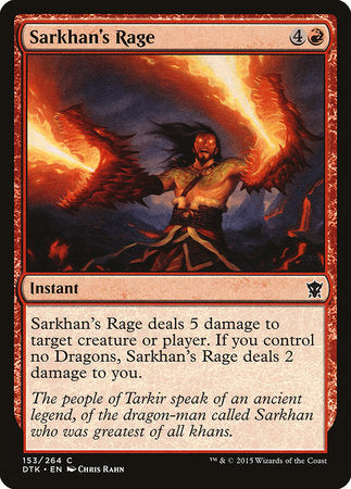 Sarkhan's Rage [Dragons of Tarkir] | Lots Moore NSW