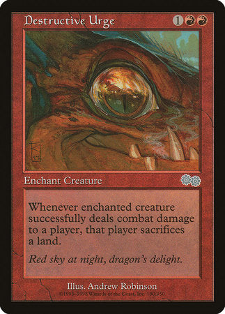 Destructive Urge [Urza's Saga] | Lots Moore NSW