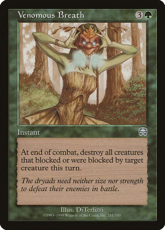Venomous Breath [Mercadian Masques] | Lots Moore NSW