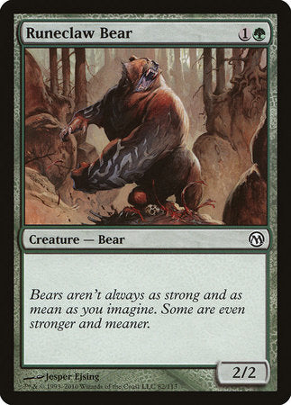Runeclaw Bear [Duels of the Planeswalkers] | Lots Moore NSW
