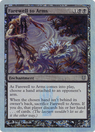 Farewell to Arms (Alternate Foil) [Unhinged] | Lots Moore NSW