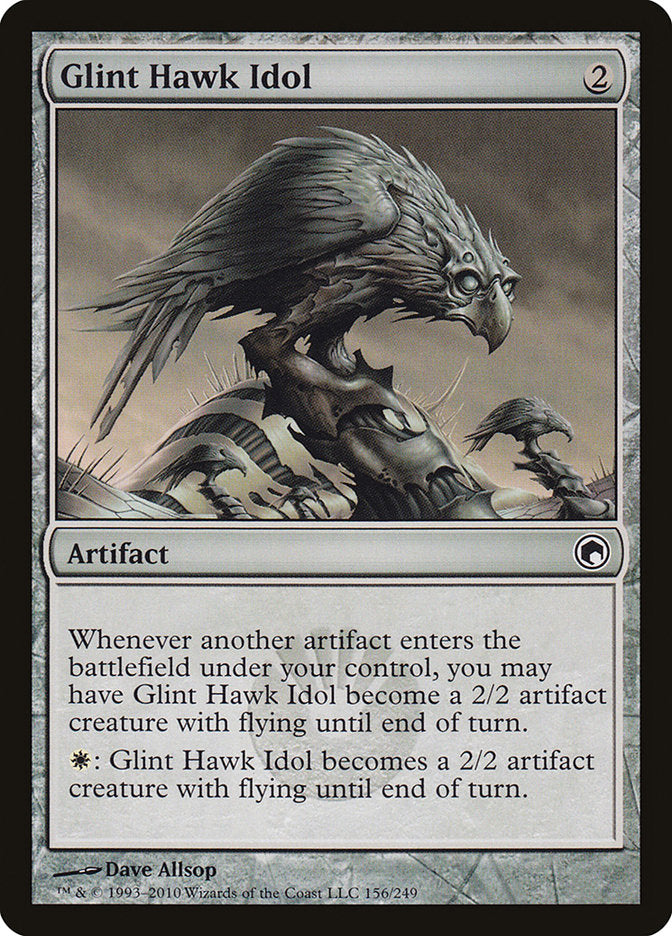 Glint Hawk Idol [Scars of Mirrodin] | Lots Moore NSW