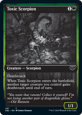 Toxic Scorpion [Innistrad: Double Feature] | Lots Moore NSW