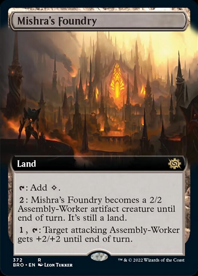 Mishra's Foundry (Extended Art) [The Brothers' War] | Lots Moore NSW