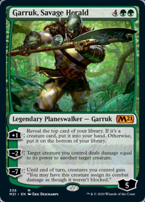 Garruk, Savage Herald [Core Set 2021] | Lots Moore NSW