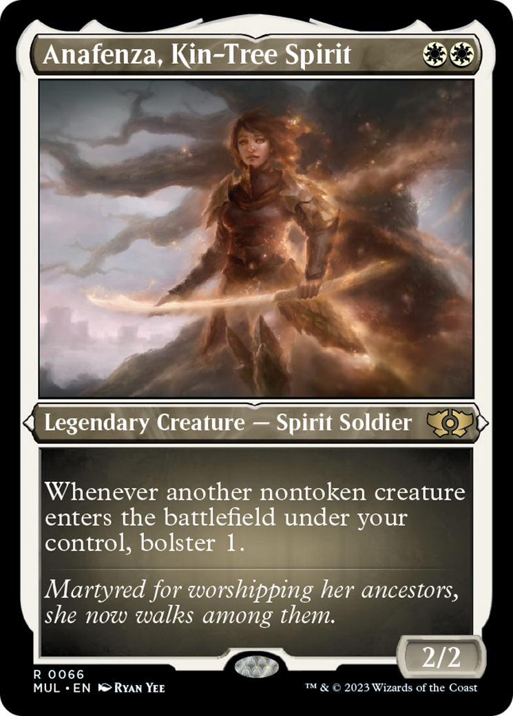 Anafenza, Kin-Tree Spirit (Foil Etched) [Multiverse Legends] | Lots Moore NSW