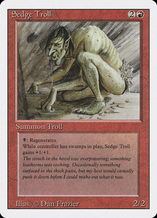 Sedge Troll [Revised Edition] | Lots Moore NSW