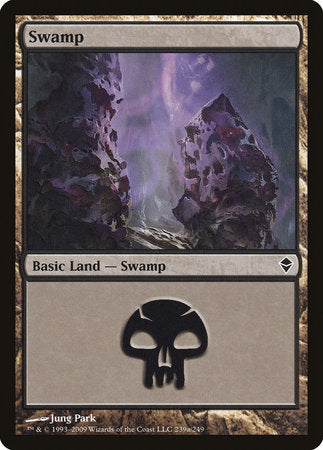 Swamp (239a) [Zendikar] | Lots Moore NSW