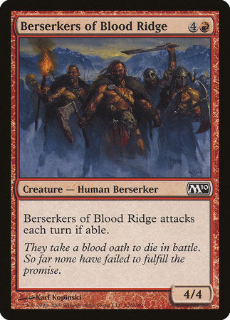 Berserkers of Blood Ridge [Magic 2010] | Lots Moore NSW