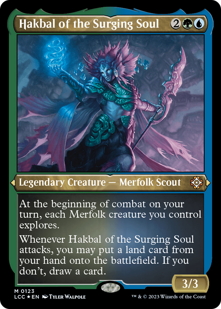 Hakbal of the Surging Soul (Display Commander) [The Lost Caverns of Ixalan Commander] | Lots Moore NSW