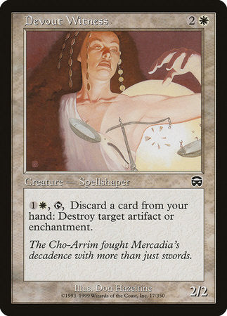 Devout Witness [Mercadian Masques] | Lots Moore NSW