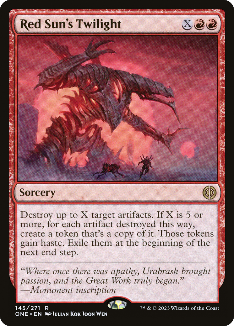 Red Sun's Twilight [Phyrexia: All Will Be One] | Lots Moore NSW