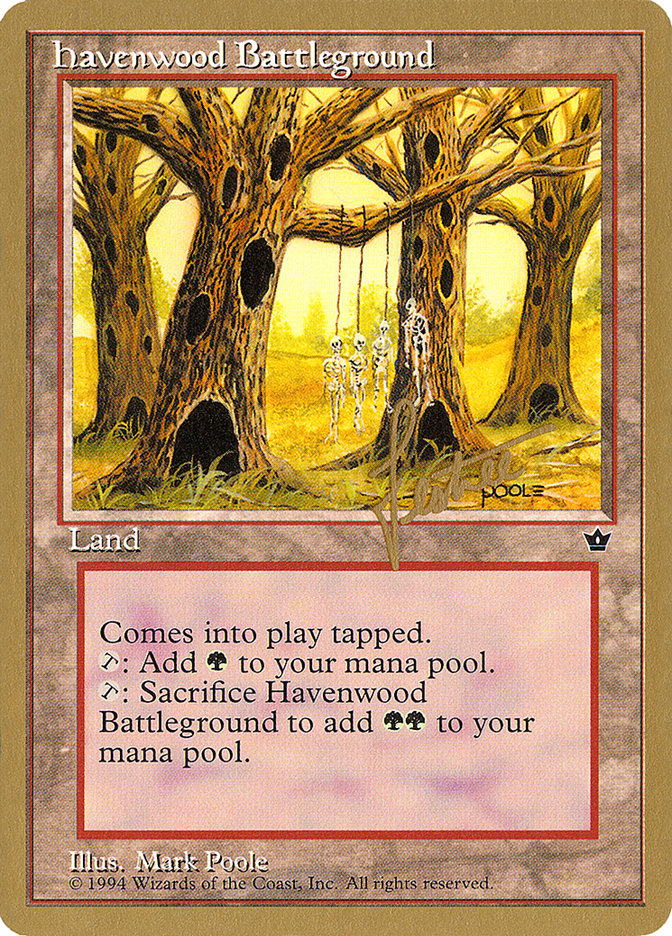 Havenwood Battleground (Bertrand Lestree) [Pro Tour Collector Set] | Lots Moore NSW