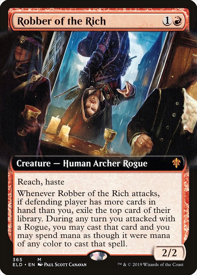 Robber of the Rich (Extended Art) [Throne of Eldraine] | Lots Moore NSW